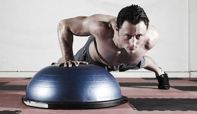 Ponte fuerte con el entrenamiento inestable
