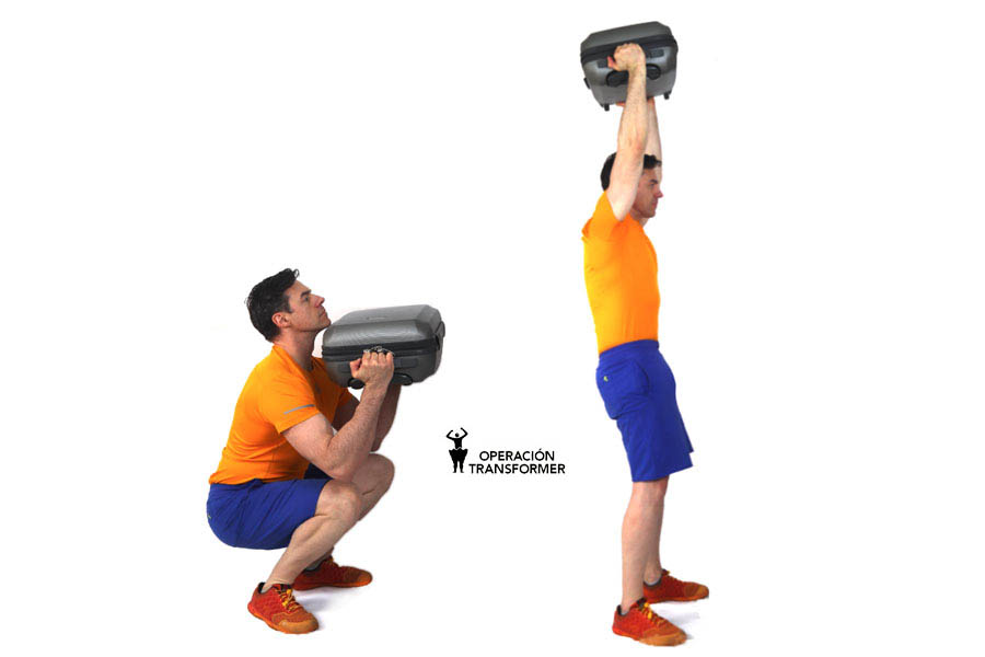 thruster con maleta